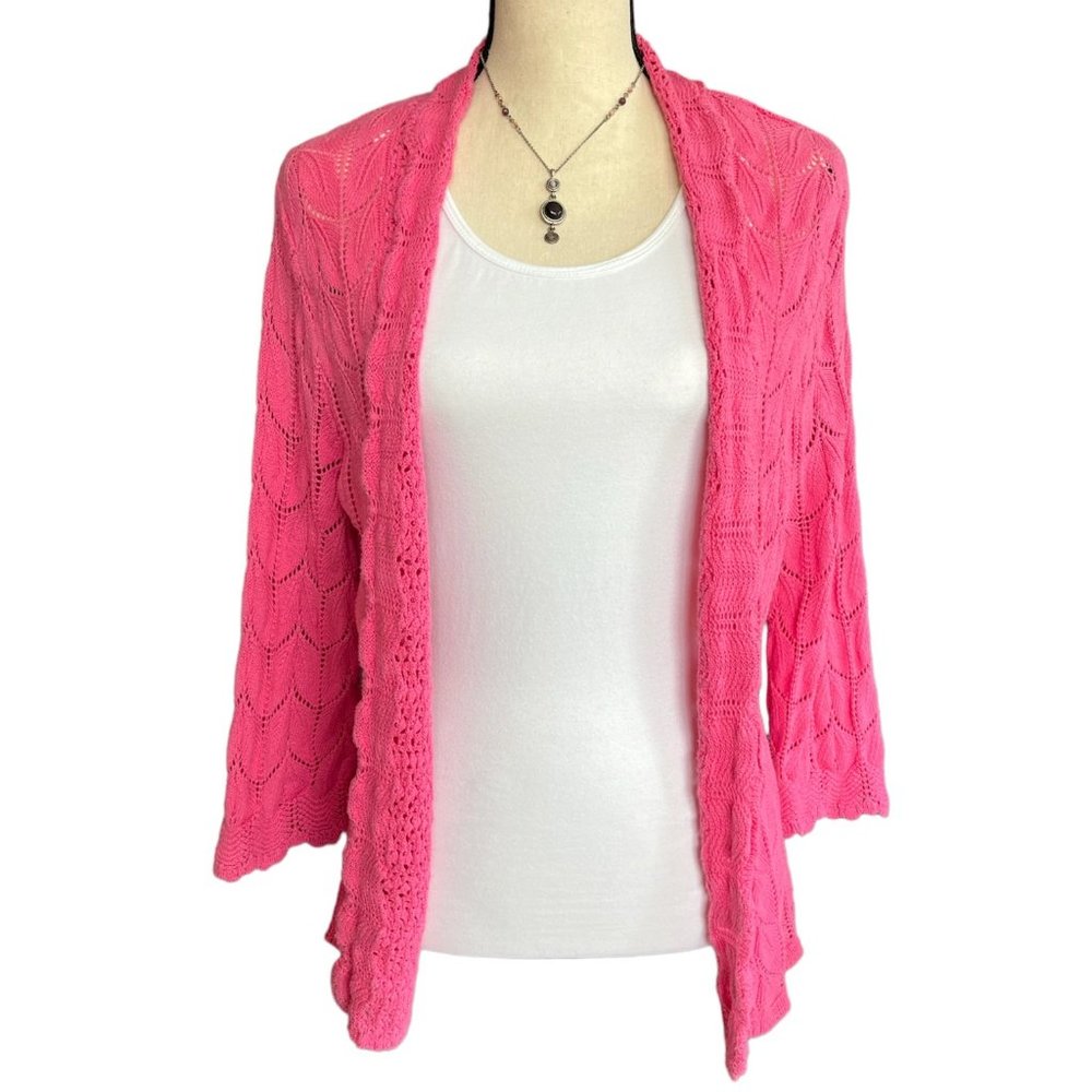 Pink Knit Cardigan Size: Women's S/M